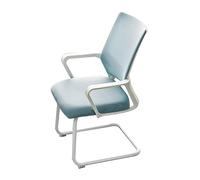 YCVAWEOD Mesh Office Chair, Office Guest Chair, No Wheels Mesh Desk Chairs, for Home, Meeting Room, Conference Multi-Scene Use(Bronze) LWX