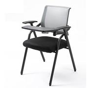 YCVAWEOD Mesh Office Chair with Folding Writing Desk & Cup Holder Stylish Home & Guest Seating Steel Frame Padded for Comfort Ideal for Living Room & Office Use LWX