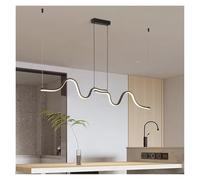 YCVAWEOD Minimalist Linear LED Pendant Light Nordic Luxury Hanging Wall lamp for Tubular Restaurant Kitchen Office Coffee Indoor Lamps,for Living Room LWX