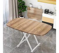 YCVAWEOD Mobile Folding Dining Table, Retractable Multi-function Table, Space Saving, Lightweight And Durablecomputer Desk, for Kitchen Bedroom Office LWX