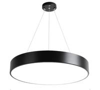YCVAWEOD Modern Ceiling Light LED Pendant Light Round Metal Suspension Lamps for Kitchen Island, Height Adjustable Ceiling Light Fixture Energy Saving with Acrylic Chandeliers LWX