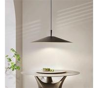 YCVAWEOD Modern Dimmable LED Pendant Light White Black Metal Minimalist Kitchen Restaurant Dining Room Lamp Wire Adjustable LWX