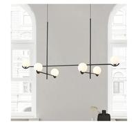 YCVAWEOD Modern Glass Ball Led Ceiling Chandelier For Bedroom Living Dining Room Table Pendant Lamp Lusters Luminaire Lighting LWX