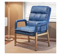 YCVAWEOD Modern Leather Armchair with Footstool, Adjustable High Back Reclining Lounge Chair for Comfort and Style, Perfect for Living Room or Office LWX