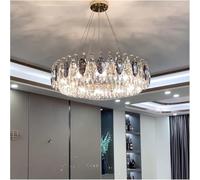 YCVAWEOD Modern Led Chandeliers Lamp Crystal Pendant Chandelier Living Room Lights Compatible with Bedroom Luxury Dining Room Hanging Lighting,Contemporary Dining Room LWX