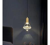 YCVAWEOD Modern LED Crystal Wall Lamp - Elegant Diamond Design for Bedroom, Living Room, Staise & Indoor Lighting - Energy-Efficient Sconce for Home Decor (Warm White Wall Lamps) LWX