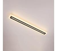 YCVAWEOD Modern Long Strip Ceiling Light, Dimmable LED Lamp, Metal Flush Mount Chandelier, Creative Pendant Light Fixture for Living Room, Entrance, Aisle, Balcony, Cloakroom LWX
