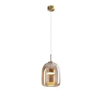 YCVAWEOD Modern Luminaire Suspension Lamp Nordic Led Ceiling Hanging Light Fixtures Glass Pendant Lights Deco Various Styles Living Room Kitchen Bedroom Luxury Lamps (Color : A-L) LWX