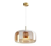 YCVAWEOD Modern Luminaire Suspension Lamp Nordic Led Ceiling Hanging Light Fixtures Glass Pendant Lights Deco Various Styles Living Room Kitchen Bedroom Luxury Lamps (Color : B) LWX