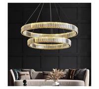 YCVAWEOD Modern Lustre Crystal Led Ceiling Chandeliers Lighting Living Room Decor Pendant Lamp Dining Hanging Fixture Luminaire,Hanging Light(60x80cm) LWX