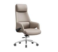 YCVAWEOD Modern Luxury Office Chair with Wheels Comfortable Swivel Desk Chair for Home & Studio Design in Grey Executive Style Furniture LWX