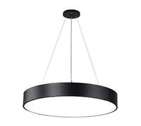 YCVAWEOD Modern Modern LED Pendant Light, Metal Lampshade, Nordic Indoor Decorative Hollow Ring Shape Hanging Lamp for Kitchen Island, Dining Room, Bedroom, Hall, Living Room LWX