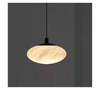 YCVAWEOD Modern Spanish Marble Pendant Light - Minimalist LED Chandelier for Bedroom Kitchen Coffee & Bathroom Decor - Stylish Long Line Design LWX