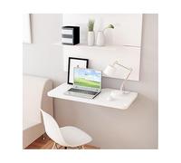 YCVAWEOD Multi-use Wall-mounted Folding Table Creative Balcony Wooden Laptop Stand Space Saving Living Room Foldable Desk Floating Desk LWX