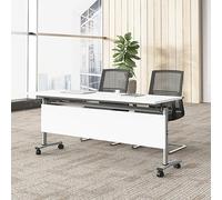 YCVAWEOD Multifunctional Foldable Desk for Office Rolling Conference Table Rectangular Computer Desk (C 120x60x75cm) LWX