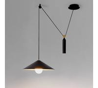 YCVAWEOD Nordic Retro Industrial LED Pendant Light - Pulley Design Chaner for Living Room, Dining Room, Kitchen Island, Loft, Restaurant, and Bar - Modern Suspension Luminaire LWX