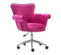 YCVAWEOD Office Chair 360° Revolving Computer Chairs Dutch velvet fabric Comfy Padded, High-Adjustable Nice Task Chair for Office, Living Room,Bed Room Adjustable Home Desk Chair LWX