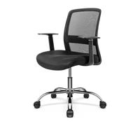 YCVAWEOD Office Chair 360° Swivel Computer Meeting Room Breathable Mesh Gaming Comfortable LWX