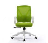 YCVAWEOD Office Chair Executive Fashion Adjustable Swivel Mid-Back Mesh Rolling Work Swivel Task Chairs With Wheels Study Conference Chairbackrest Computer Desk Chair(Black) LWX