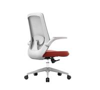 YCVAWEOD Office Chair Executive Mesh High Back Computer Chair Home Study Swivel Seat Adjustable Armrests And Design Thickened Cushion Desk Chairs Computer Desk Chair(Red) LWX
