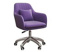 YCVAWEOD Office Chair Gaming Chair Computer Chair Velvet Computer Chair,Tufted Home Office Chair Height Adjustable Upholstered Desk Chair,Soft Comfortable Armchair Vanity Chair Swivel Task LWX