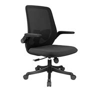 YCVAWEOD Office Chair Gaming - High Back Recliner Mesh Computer Desk Chair Executive Swivel Task Chair For Home & (Black) LWX