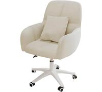 YCVAWEOD Office Chair Gaming Office Chair 360° Rotating Adjustable Height Fabric Desk Chair With Pillow Back Support For Back Pain Relief Executive Computer Chair LWX