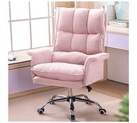 YCVAWEOD Office Chair High Back Dutch Velvet With Soft Support And Tilting Function Adjustable Desk Gaming Swivel Chair For Home Executive With Wheels LWX