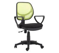 YCVAWEOD Office Chair Leisure Rolling Mesh Computer With Lumbar Support Arms 150Kg/330 Lbs Computer Comfortable (Green) LWX