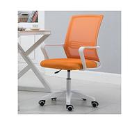 YCVAWEOD Office Chair Mesh Back Adjustable Swivel Desk Chair with Padded Seat, 360° Rotation and Armrests, Ideal for Home and Computer Work LWX