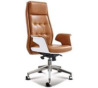 YCVAWEOD Office Chair Office Chair Desk Computer Chair Leather Comforatble Executive Chair Meeting Room Manager, LWX
