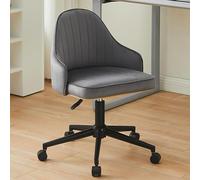 YCVAWEOD Office Chair Task S Velvet With Wheels Desk S High Back Side Adjustable Swivel Desk LWX
