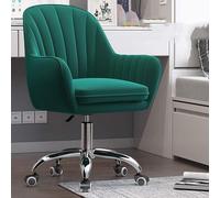 YCVAWEOD Office Chair Velvet Office Chair Adjustable Lifting Desk Chairs with Castors Chair Load 200 Kg Computer Chair(Purple) LWX