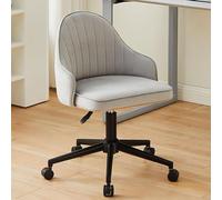 YCVAWEOD Office Chair Velvet Office Chair with Wheels Desk Chairs High Back Side Chair Adjustable Swivel Office Desk Chair LWX