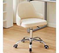 YCVAWEOD Office Chair Velvet Office Chair with Wheels Desk Chairs High Back Side Chair Adjustable Swivel Office Desk Chair LWX