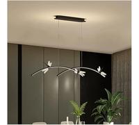 YCVAWEOD Pendant Light - Long Strip Dining Table Hanging Lamp Modern LED Metal Chandelier Island Lights Ceiling Lighting Fixture, Hanging Kitchen Light LWX