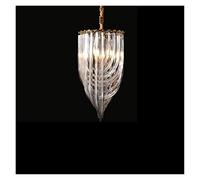 YCVAWEOD Pendant Lights, Crystal Chandelier LED Postmodern Gold Silver Chrome Designer Hanging Lamps Lighting Lustre Suspension Luminaire Lampen for Foyer(Dimmable,Hanging lamp 30cm) LWX