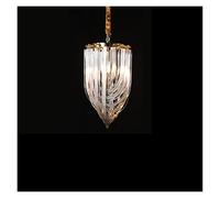 YCVAWEOD Pendant Lights, Crystal Chandelier LED Postmodern Gold Silver Chrome Designer Hanging Lamps Lighting Lustre Suspension Luminaire Lampen for Foyer(Dimmable,Hanging lamp 20cm) LWX