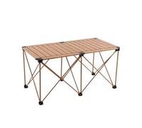 YCVAWEOD Portable Folding Aluminum Camping Table with Carry Bag - Lightweight Picnic Table for Garden Outdoor Activities (39 * 20.5 * 19.5 inches) LWX