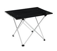 YCVAWEOD Portable Folding Aluminum Picnic Table - Lightweight Camp Table for Outdoor Hiking, Camping, Tailgating & Indoor Use - Sturdy and Easy to Carry LWX