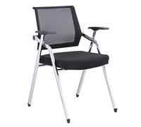 YCVAWEOD Portable Folding Training Chair with Table Mobile Student Desk Chair for Meetings & Conferences 6 Colors Available - Black Style 1 Ideal for Classroom & Office Use LWX