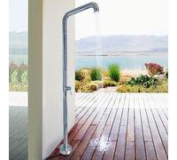 YCVAWEOD Portable Outdoor Shower Station Free Standing Shower Fixture with Big Nozzle, Ideal for Camping, Beach, Poolside Use, Easy Setup, Durable & Convenient LWX