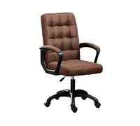 YCVAWEOD Professional Executive Comfort Chair Home Office Chair With Armrests And Wheels High Back Fabric Cushion Study Chair Office Executive Computer Desk Chair() LWX