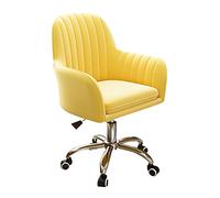 YCVAWEOD Professional Modern Armless Office Chair With Swivel Base And Pu Leather Padding For Comfortable Makeup Vanity Use LWX