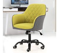 YCVAWEOD Professional Modern Armless Office Desk Chair With Adjustable Wide Seat And Swivel Base Pink Pu Leather Padded Task Chair For Makeup Vanity LWX