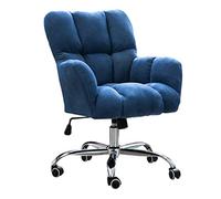 YCVAWEOD Professional Swivel Desk Chair Mid-Back Computer Chair, Home Office Chair, Swivel Chair Velvet With Lifting Adjust, Vanity Chair For Home Office Living Room For Home Office Chair LWX