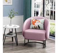 YCVAWEOD PU Modern Accent Armchair-Luxury Gold Frame Modern Accent Barrel Chairs,Upholstered Armchair for Bedroom,for Living Room, Bedroom, Office 7 LWX