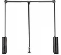 YCVAWEOD Pull Down Closet Rod, Pull Down Wardrobe Rail, Pull Down Closet Rod,Double Buffering Liftable Clothes Hanger,Color1-700 LWX