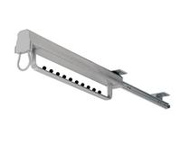 YCVAWEOD Pull Out Clothes Rail 31-51cm,Extendable Coat Hanger Adjustable Closet Hanging Rod with Metal Base,Load-Bearing 30kg (Size : 30.8cm/12.1inch) beautiful scenery LWX