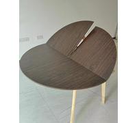 YCVAWEOD Round Folding Table Heavy Duty Wooden Folding Table Top Only, Space Saving Circle Countertop for Banquet/Flea Markets/Restaurants, 47 51 55 59 63 67 70 75 79 Inch(200 Cm/79 Inch) LWX